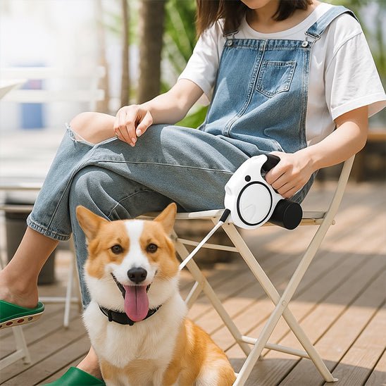laisse enrouleur chien | Multipate - tendressechien.com