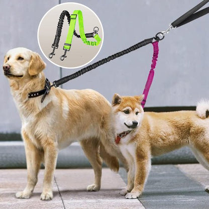 double laisse pour chien | doubleconfort - tendressechien.com