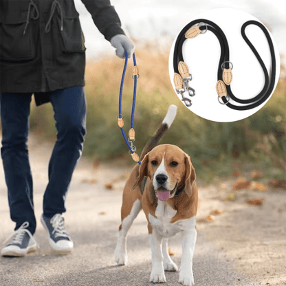 double laisse pour chien | polylaisse - tendressechien.com